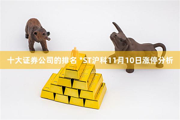 十大证券公司的排名 *ST沪科11月10日涨停分析